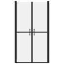 vidaXL matt ESG zuhanyajtó (83-86) x 190  cm