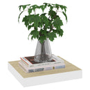 vidaXL tölgyszínű és fehér MDF lebegő fali polc 23 x 23,5 x 3,8 cm