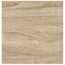 vidaXL tölgyszínű és fehér MDF lebegő fali polc 23 x 23,5 x 3,8 cm