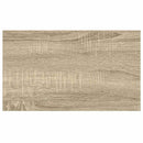 vidaXL 2 db tölgyszínű és fehér MDF lebegő fali polc 40 x 23,5 x 3,8 cm