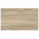 vidaXL 4 db tölgyszínű és fehér MDF lebegő fali polc 40 x 23,5 x 3,8 cm