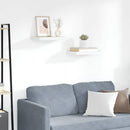 vidaXL 2 db tölgyszínű és fehér MDF lebegő fali polc 50 x 23,5 x 3,8 cm