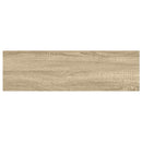 vidaXL 4 db tölgyszínű és fehér MDF lebegő fali polc 80x23,5x3,8 cm