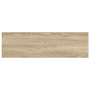 vidaXL 2 db fehér-tölgyszínű MDF lebegő fali polc 90 x 23,5 x 3,8 cm