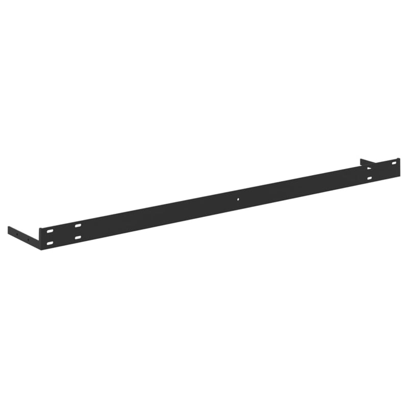 vidaXL 4 db fehér-tölgyszínű MDF lebegő fali polc 90 x 23,5 x 3,8 cm