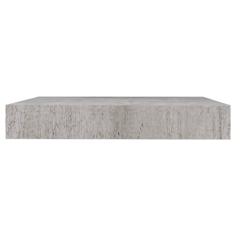 vidaXL betonszürke MDF lebegő fali polc 23 x 23,5 x 3,8 cm