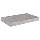 vidaXL betonszürke MDF lebegő fali polc 40 x 23 x 3,8 cm