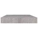 vidaXL betonszürke MDF lebegő fali polc 40 x 23 x 3,8 cm
