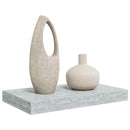 vidaXL betonszürke MDF lebegő fali polc 40 x 23,5 x 3,8 cm