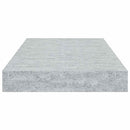 vidaXL betonszürke MDF lebegő fali polc 40 x 23,5 x 3,8 cm