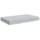 vidaXL 2 db betonszürke MDF lebegő fali polc 40 x 23 x 3,8 cm