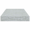 vidaXL 2 db betonszürke MDF lebegő fali polc 40 x 23 x 3,8 cm
