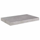 vidaXL betonszürke MDF lebegő fali polc 50 x 23,5 x 3,8 cm