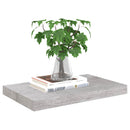 vidaXL betonszürke MDF lebegő fali polc 50 x 23,5 x 3,8 cm