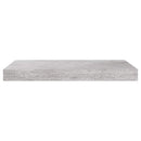 vidaXL betonszürke MDF lebegő fali polc 50 x 23,5 x 3,8 cm