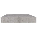vidaXL betonszürke MDF lebegő fali polc 50 x 23,5 x 3,8 cm