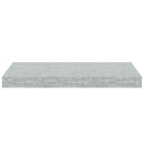 vidaXL 2 db betonszürke MDF lebegő fali polc 50 x 23,5 x 3,8 cm