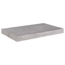 vidaXL 4 db betonszürke MDF lebegő fali polc 50 x 23 x 3,8 cm