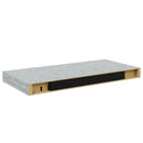 vidaXL 4 db betonszürke MDF lebegő fali polc 50 x 23 x 3,8 cm
