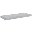 vidaXL betonszürke MDF lebegő fali polc 60 x 23,5 x 3,8 cm