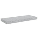 vidaXL betonszürke MDF lebegő fali polc 60 x 23,5 x 3,8 cm