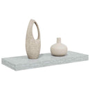 vidaXL betonszürke MDF lebegő fali polc 60 x 23,5 x 3,8 cm