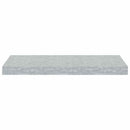 vidaXL betonszürke MDF lebegő fali polc 60 x 23,5 x 3,8 cm