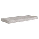 vidaXL 2 db betonszürke MDF lebegő fali polc 60 x 23,5 x 3,8 cm