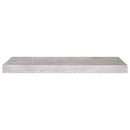 vidaXL 2 db betonszürke MDF lebegő fali polc 60 x 23,5 x 3,8 cm