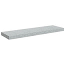 vidaXL betonszürke MDF lebegő fali polc 80 x 23,5 x 3,8 cm