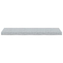 vidaXL betonszürke MDF lebegő fali polc 80 x 23,5 x 3,8 cm