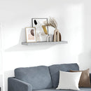 vidaXL betonszürke MDF lebegő fali polc 80 x 23,5 x 3,8 cm