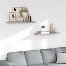vidaXL 2 db betonszürke MDF lebegő fali polc 80 x 23,5 x 3,8 cm