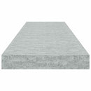 vidaXL 4 db betonszürke MDF lebegő fali polc 80 x 23,5 x 3,8 cm