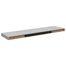 vidaXL betonszürke MDF lebegő fali polc 90 x 23,5 x 3,8 cm