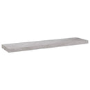 vidaXL 4 db betonszürke MDF lebegő fali polc 90 x 23,5 x 3,8 cm