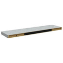 vidaXL 4 db betonszürke MDF lebegő fali polc 90 x 23,5 x 3,8 cm