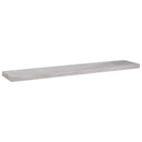 vidaXL betonszürke MDF lebegő fali polc 120 x 23,5 x 3,8 cm
