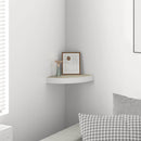 vidaXL tölgyszínű és fehér MDF fali sarokpolc 25 x 25 x 3,8 cm