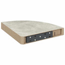 vidaXL 2 db betonszürke MDF fali sarokpolc 25 x 25 x 3,8 cm