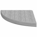 vidaXL betonszürke MDF fali sarokpolc 35 x 35 x 3,8 cm
