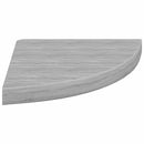vidaXL betonszürke MDF fali sarokpolc 35 x 35 x 3,8 cm