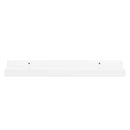 vidaXL 2 db magasfényű fehér fali polc 40 x 9 x 3 cm