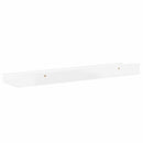 vidaXL 2 db magasfényű fehér fali polc 40 x 9 x 3 cm