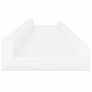 vidaXL 2 db magasfényű fehér fali polc 60 x 9 x 3 cm