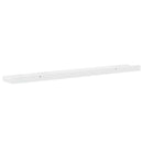 vidaXL 2 db magasfényű fehér fali polc 80 x 9 x 3 cm