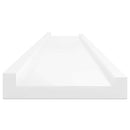 vidaXL 2 db magasfényű fehér fali polc 115 x 9 x 3 cm