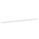 vidaXL 2 db magasfényű fehér fali polc 115 x 9 x 3 cm
