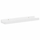 vidaXL 4 db magasfényű fehér fali polc 40 x 9 x 3 cm