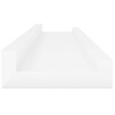 vidaXL 4 db magasfényű fehér fali polc 60 x 9 x 3 cm